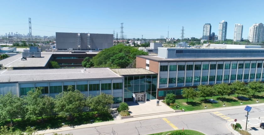 Aerial photograph of Kinectrics' headquarters